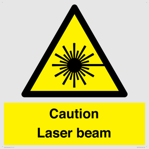 Caution Laser beam